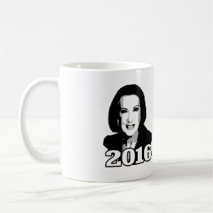 CARLY FIORINA 2016 CANDIDATE COFFEE MUG