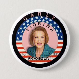 Carly Fiorina for President 2016 7.5 Cm Round Badge
