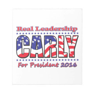 Carly Fiorina for President Notepad