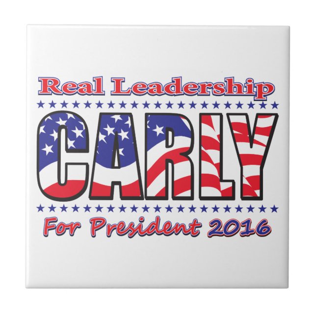 Carly Fiorina for President Tile (Front)