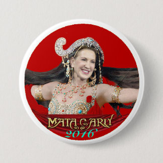 Carly Fiorina: Mata Carly 7.5 Cm Round Badge