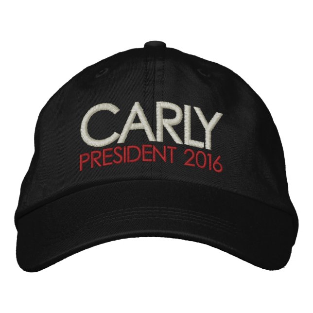 CARLY FIORINA President 2016 Embroidered Hat (Front)