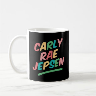 Carly Rae Jepsen Rainbow Black Small Coffee Mug