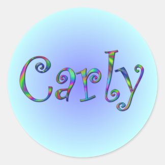 Carly Rainbow Sticker