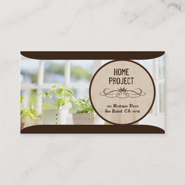 Carly's Home Project Business Cards (Front)
