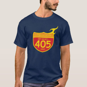CARMAGEDDON 2 the 405 ON FIRE! (dark shirt) T-Shirt