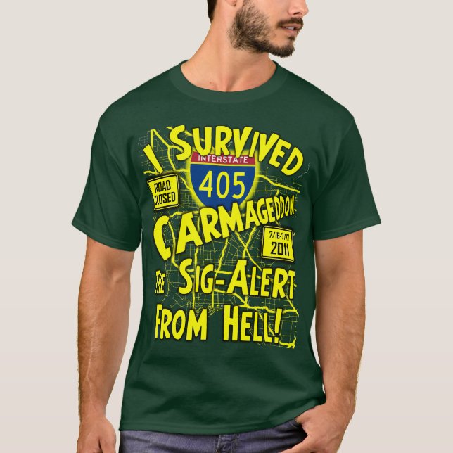 Carmageddon - Los Angeles 405 Closure T-Shirt (Front)