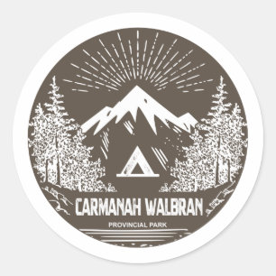 Carmanah Walbran Provincial Park Classic Round Sticker