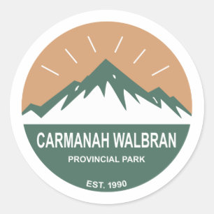Carmanah Walbran Provincial Park Classic Round Sticker