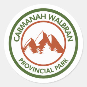 Carmanah Walbran Provincial Park Classic Round Sticker