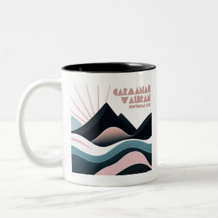 Carmanah Walbran Provincial Park Coloured Hills Two-Tone Coffee Mug