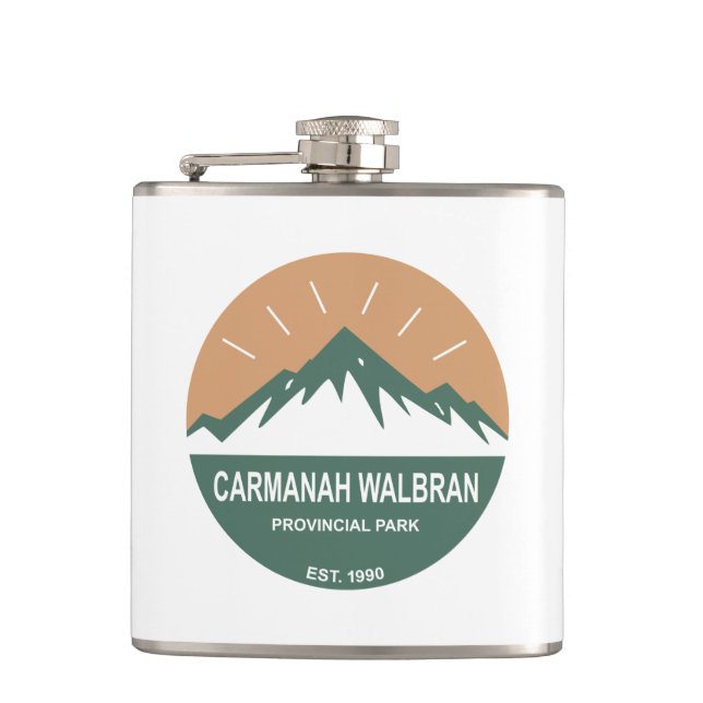 Carmanah Walbran Provincial Park Hip Flask (Front)