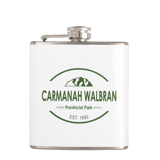 Carmanah Walbran Provincial Park Hip Flask (Front)
