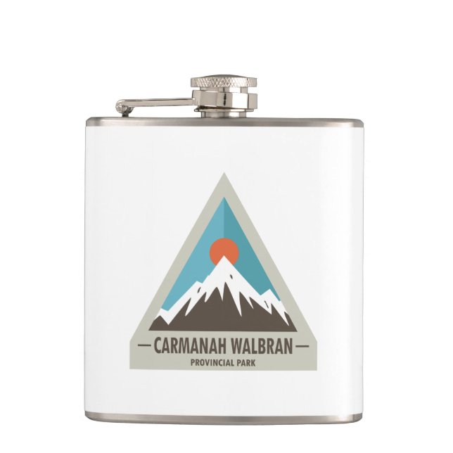 Carmanah Walbran Provincial Park Hip Flask (Front)