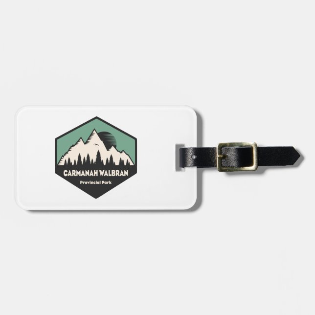 Carmanah Walbran Provincial Park Luggage Tag (Front Horizontal)