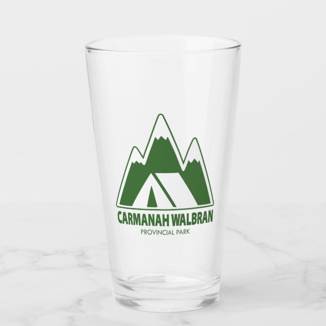 Carmanah Walbran Provincial Park Mountains Camping Glass (Front)