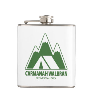 Carmanah Walbran Provincial Park Mountains Camping Hip Flask