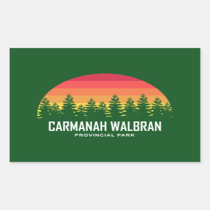 Carmanah Walbran Provincial Park Rectangular Sticker