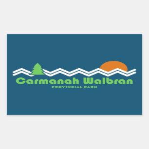 Carmanah Walbran Provincial Park Retro Rectangular Sticker