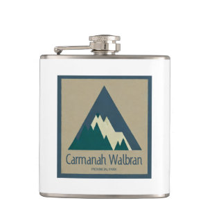 Carmanah Walbran Provincial Park Rustic Hip Flask