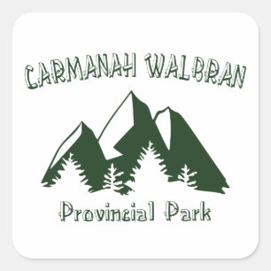 Carmanah Walbran Provincial Park Square Sticker