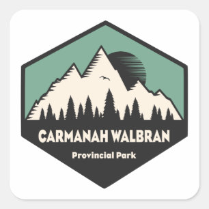 Carmanah Walbran Provincial Park Square Sticker