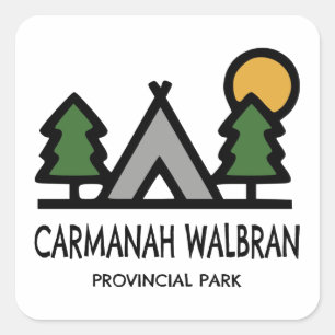 Carmanah Walbran Provincial Park Square Sticker