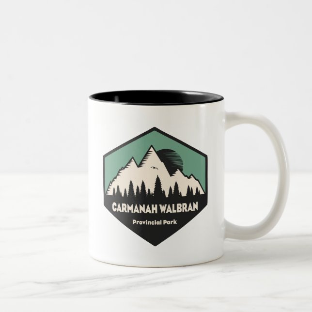 Carmanah Walbran Provincial Park Two-Tone Coffee Mug (Right)