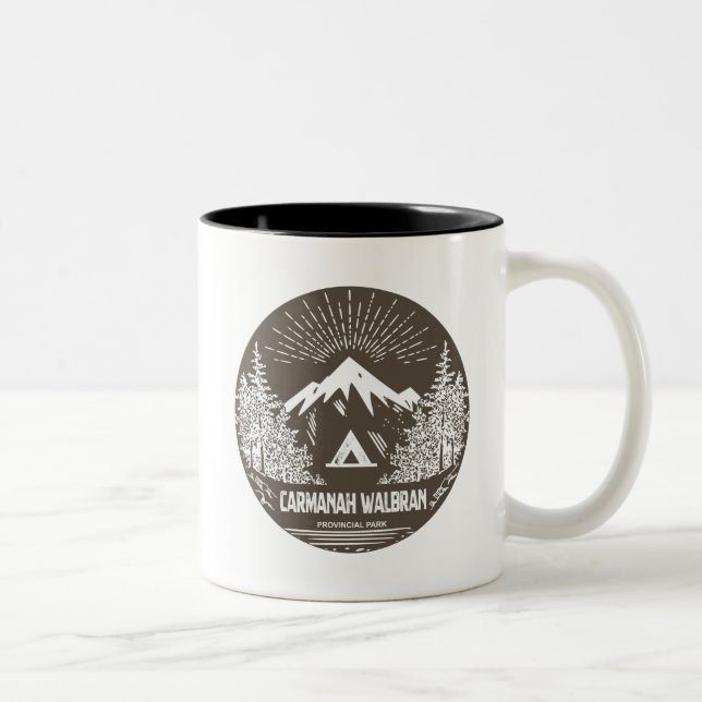 Carmanah Walbran Provincial Park Two-Tone Coffee Mug (Right)