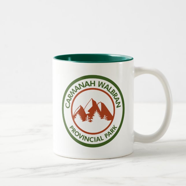 Carmanah Walbran Provincial Park Two-Tone Coffee Mug (Right)