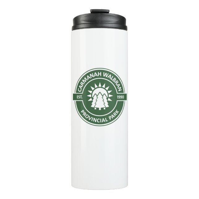 Carmanah Walbran Provincial Sun Trees Thermal Tumbler (Front)