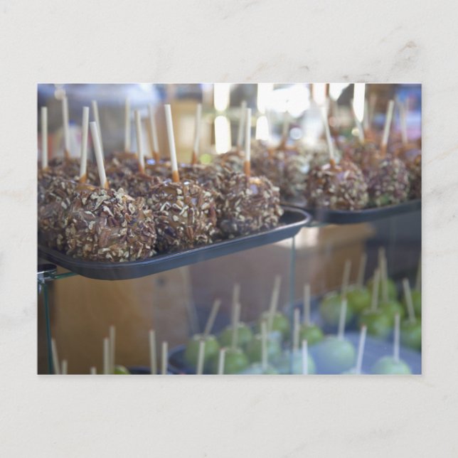 Carmel apples, Pioneer Square, Seattle, Postcard (Front)