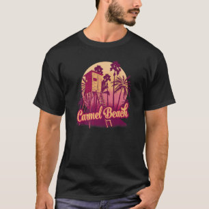 Carmel Beach California Vintage Retro Souvenir Pal T-Shirt