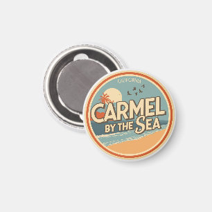 Carmel by the sea beach california pacific coast magnet
