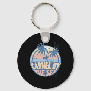 Carmel By The Sea California Beach Surf Summer Vac Key Ring