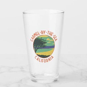 Carmel-by-the-Sea California Retro Distressed Glass