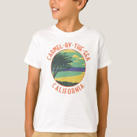 Carmel-by-the-Sea California Retro Distressed