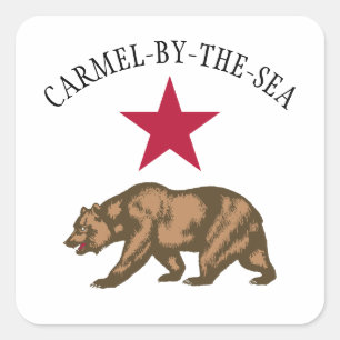 Carmel-by-the-Sea, California Square Sticker