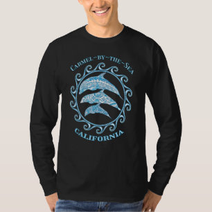Carmel By The Sea California Tribal Dolphins Ocean T-Shirt