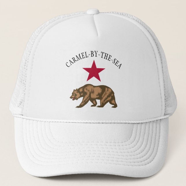 Carmel-by-the-Sea, California Trucker Hat (Front)