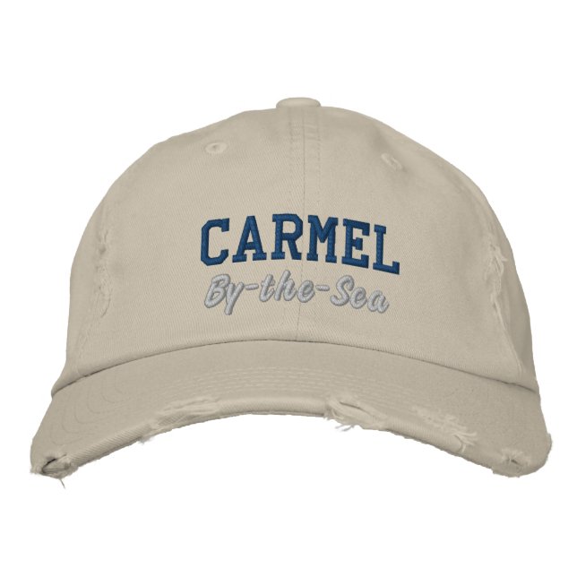 Carmel By-the-Sea Embroidered Hat (Front)