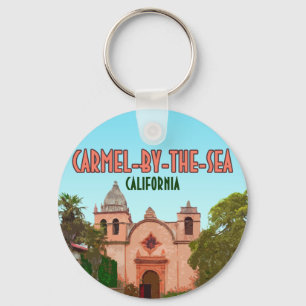 Carmel-By-The-Sea Mission Basilica California Key Ring