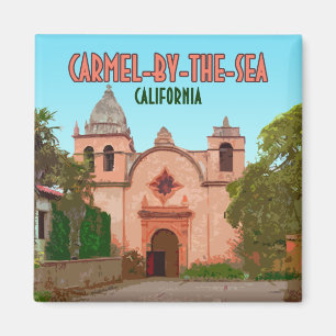 Carmel-By-The-Sea Mission Basilica California Magnet