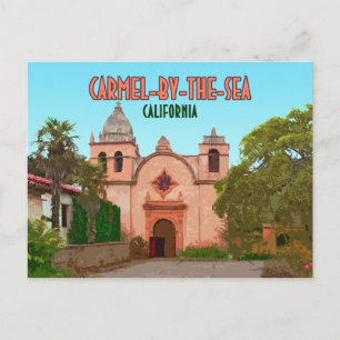 Carmel-By-The-Sea Mission Basilica California Postcard