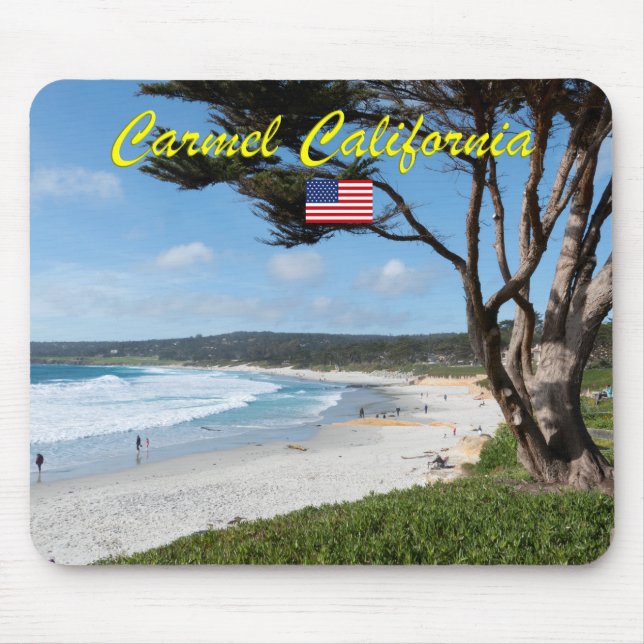 CARMEL BY THE SEA - MONTEREY CALIFORNIA USA MOUSE MAT (Front)