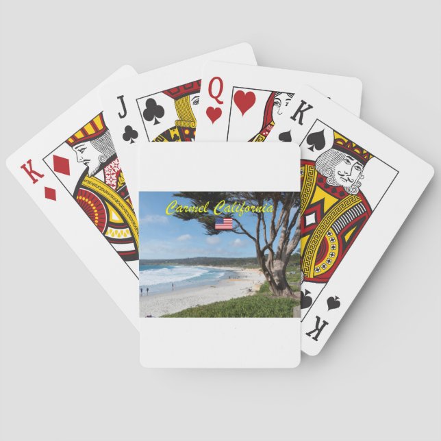 CARMEL BY THE SEA - MONTEREY CALIFORNIA USA PLAYING CARDS (Back)