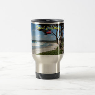 CARMEL BY THE SEA - MONTEREY CALIFORNIA USA TRAVEL MUG