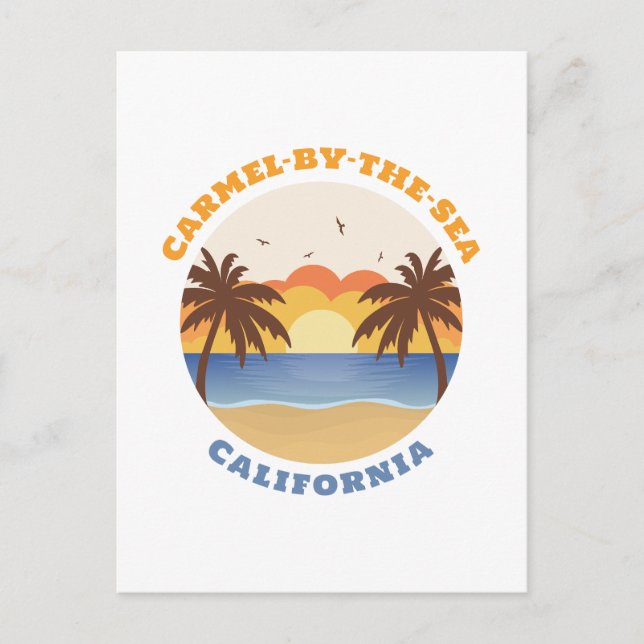 Carmel-by-the-Sea, Monterey County, California Postcard (Front)