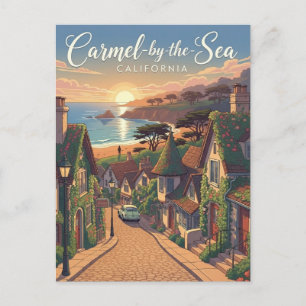 Carmel-by-the-sea postcard