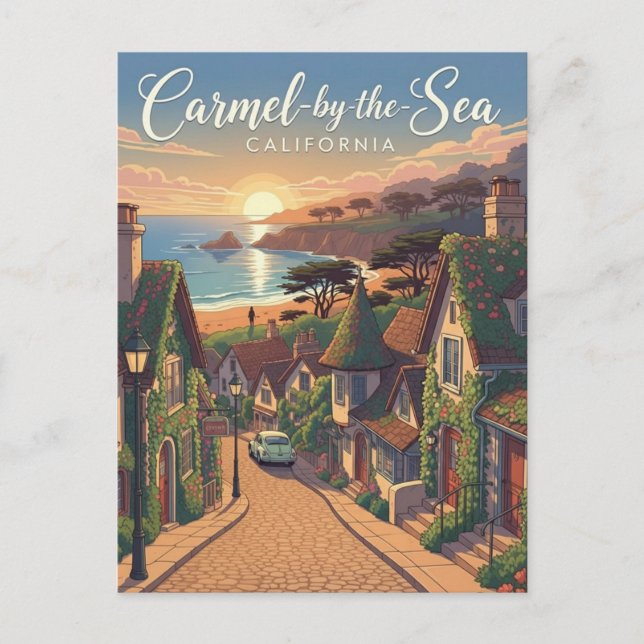 Carmel-by-the-sea  postcard (Front)
